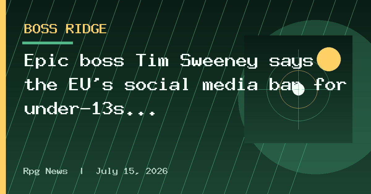 Epic boss Tim Sweeney says the EU's social media ban for under-13s 'would be