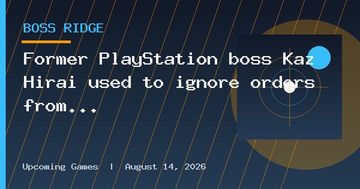 Former PlayStation boss Kaz Hirai used to ignore orders from Sony bosses, he