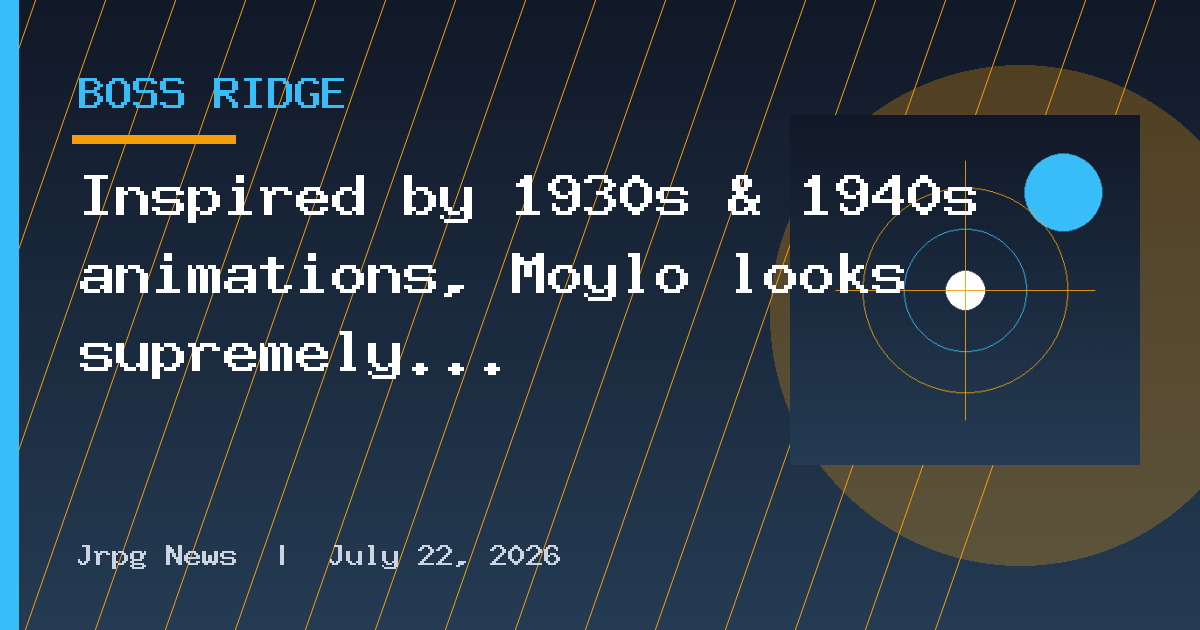 Inspired by 1930s & 1940s animations, Moylo looks supremely cool