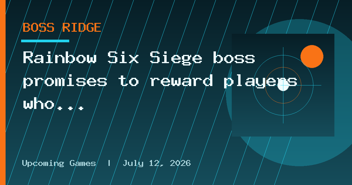 Rainbow Six Siege boss promises to reward players who stay during GTA 6 launch