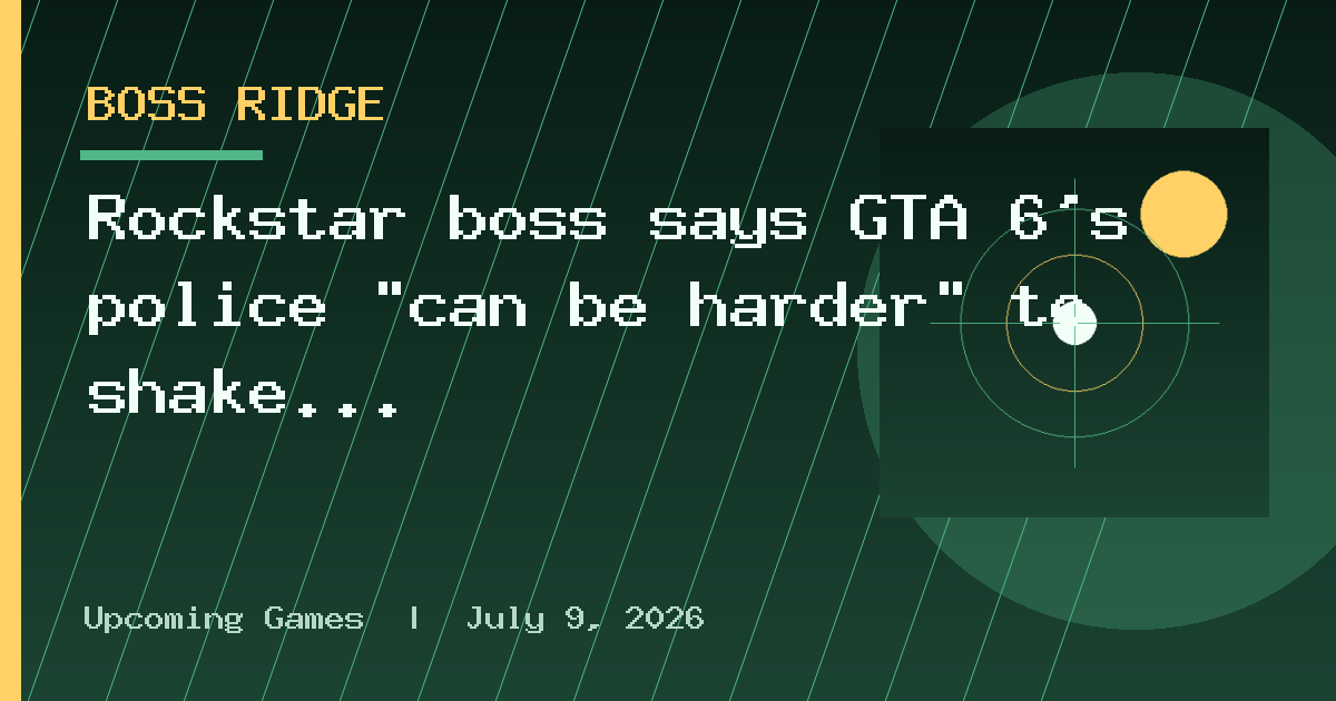 Rockstar boss says GTA 6's police "can be harder" to shake off than