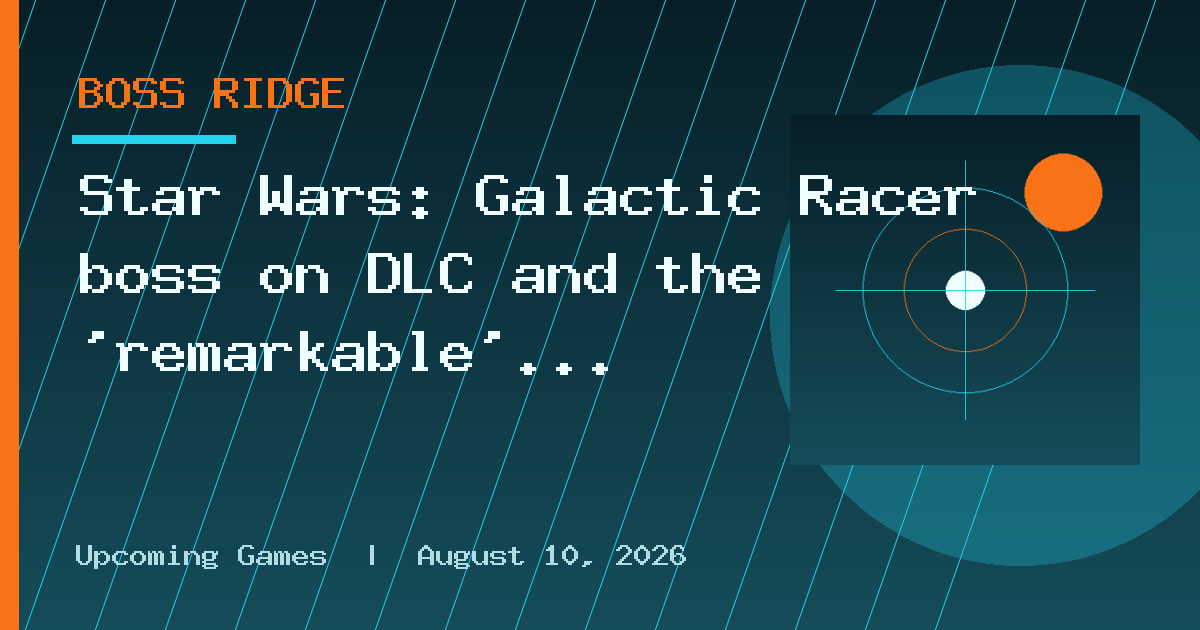 Star Wars: Galactic Racer boss on DLC and the ‘remarkable’ rise of Biddy Blas