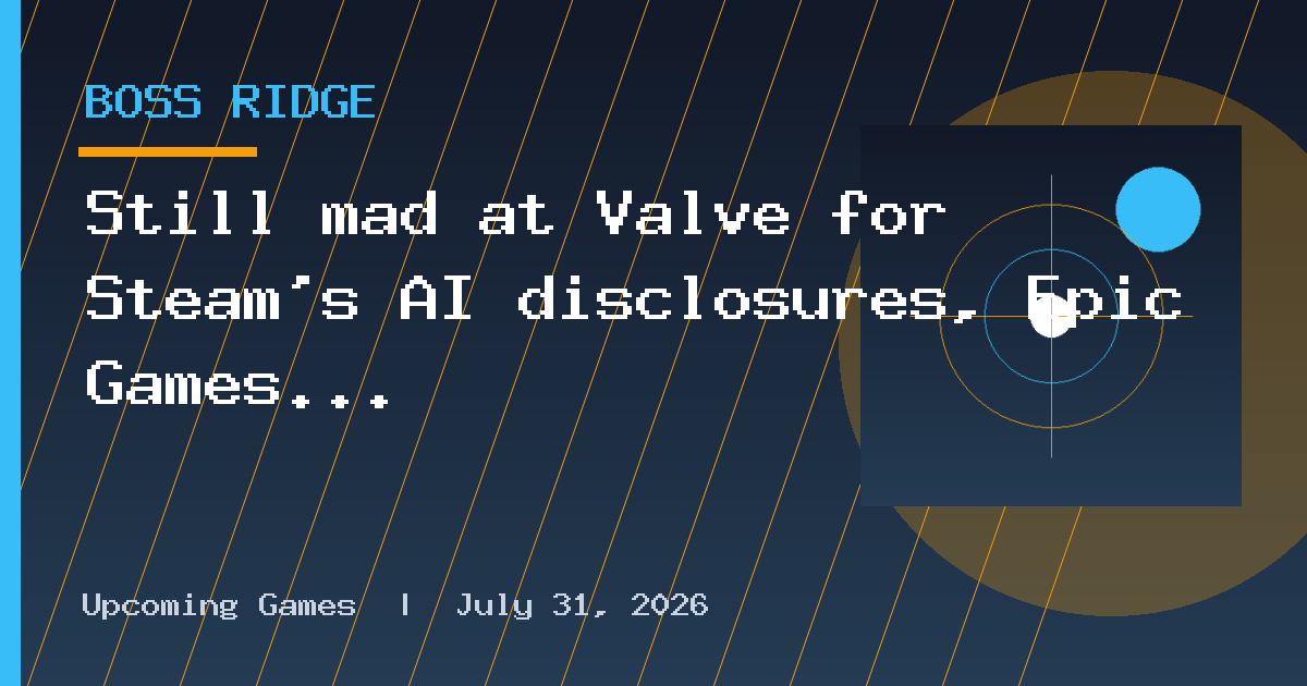 Still mad at Valve for Steam's AI disclosures, Epic Games boss criticizes