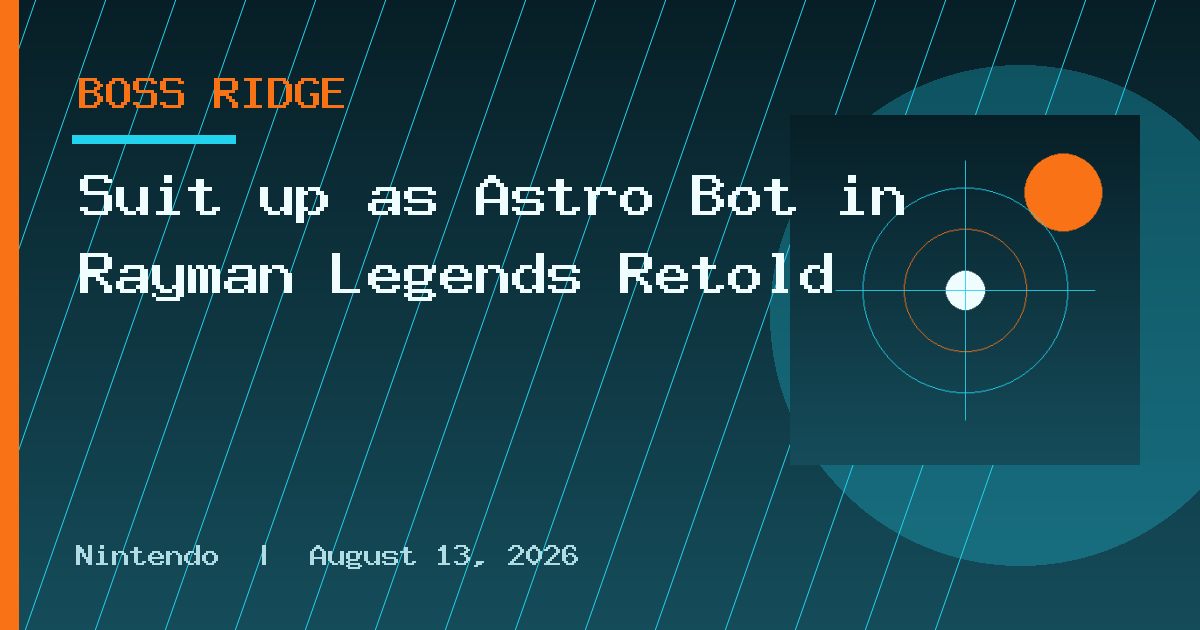 Suit up as Astro Bot in Rayman Legends Retold