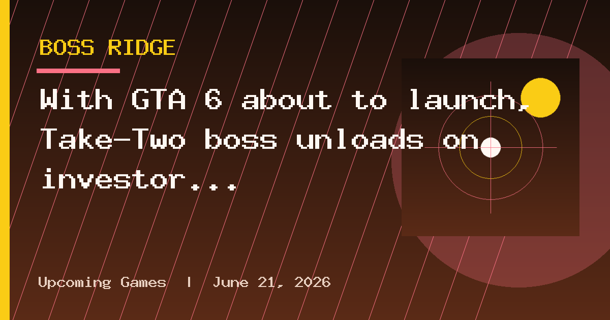 With GTA 6 about to launch, Take-Two boss unloads on investor criticizing "years